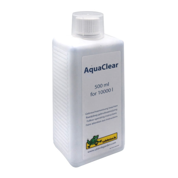 Aqua clear 500 ml, kuvattu purkkia