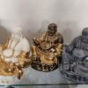 Istuva Buddha patsas useissa väreissä, iloinen buddhapatsas sisustukseen 4