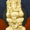 Ganesha patsas betonista, vaalea ganesha sisä- ja ulkokäyttöön 1