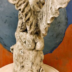 Seisova gargoyle patsas betoninen vartija goottilainen koriste 4