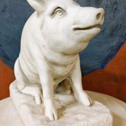 pihapossu betonista possupatsas puutarhakoriste ulos 1