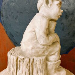 unelias pihatonttu betoninen puutarhakoriste ulos 2