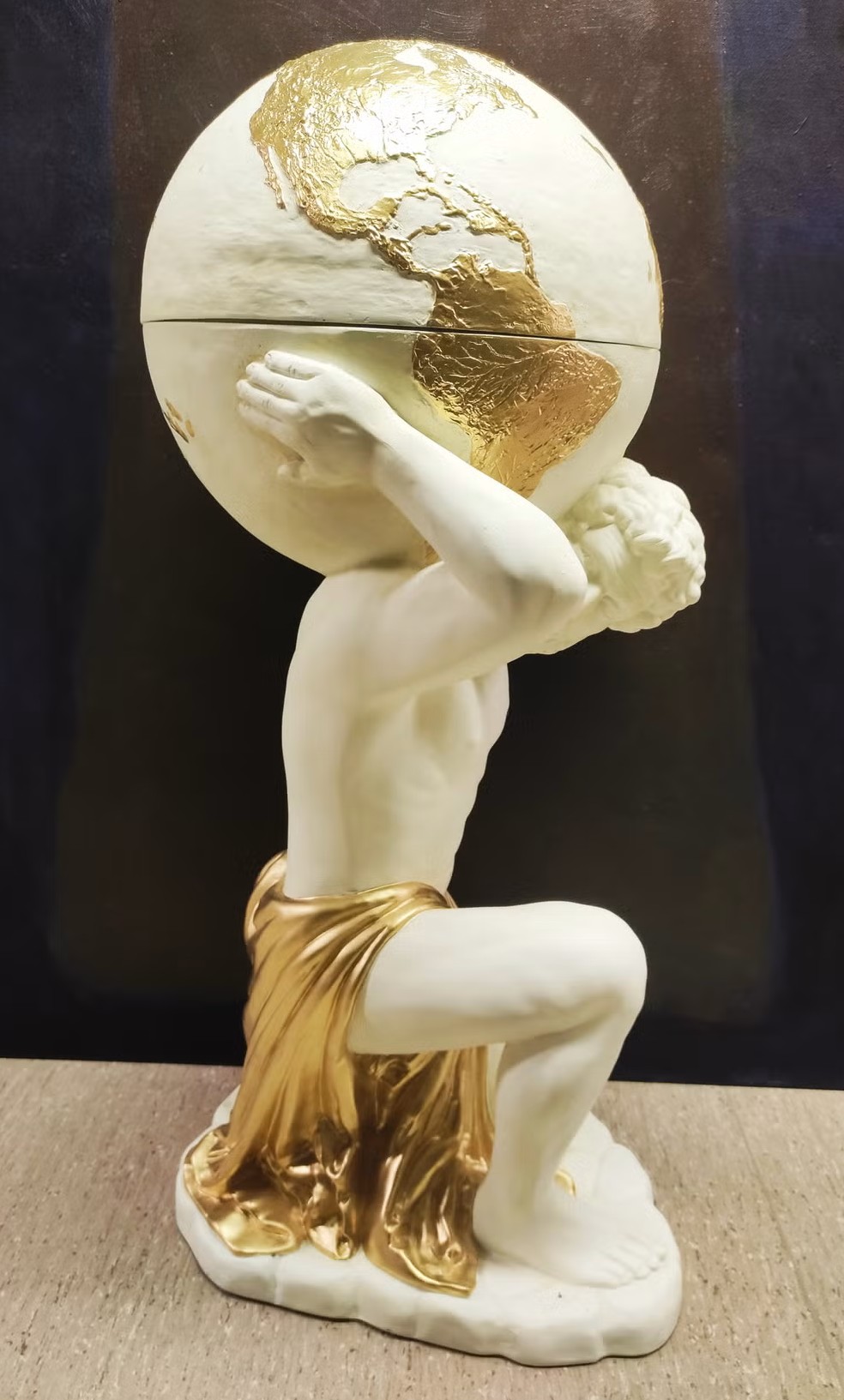 Atlas baarikaappi maapallo patsas avattava juomakaappi 1