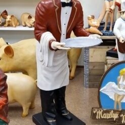 butler hovimestari patsas tarjotin koristepatsas 1